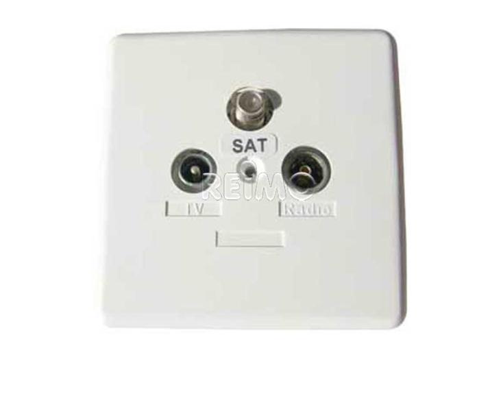 Presa terminale satellitare con 3 connessioni, non imballato 492864L