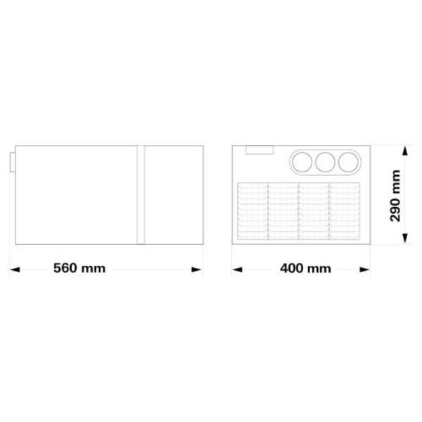 Aria condizionata Truma Saphir Compact 230V Unità di controllo nero 495162