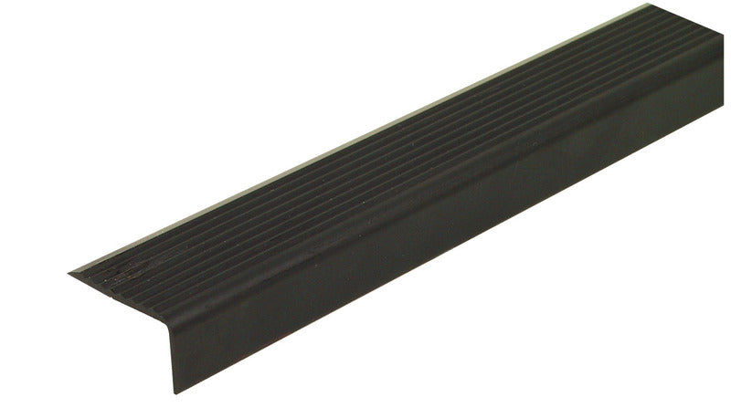 Davanzale porta in alluminio 25x15mm, 3m nero 51220