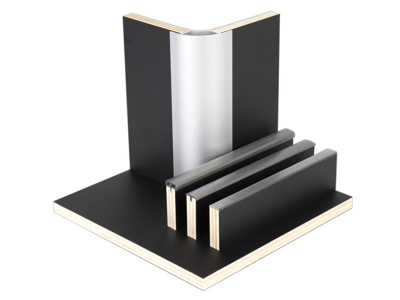 Pannello per la costruzione di mobili laminato nero opaco, HPL 52096