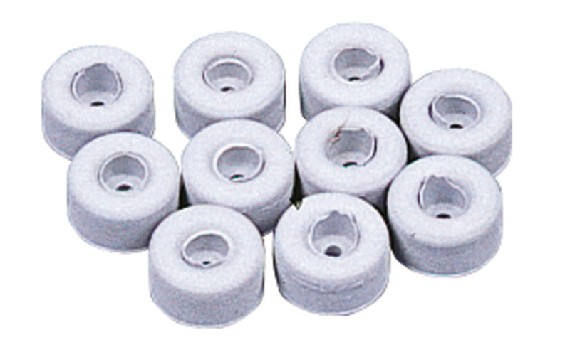 Ammortizzatore in gomma 10 pz. grigio chiaro - bianco 52240