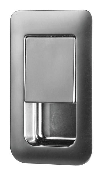 Serratura porta 36x59mm spessore porta cromata satinata 12-18mm 52497