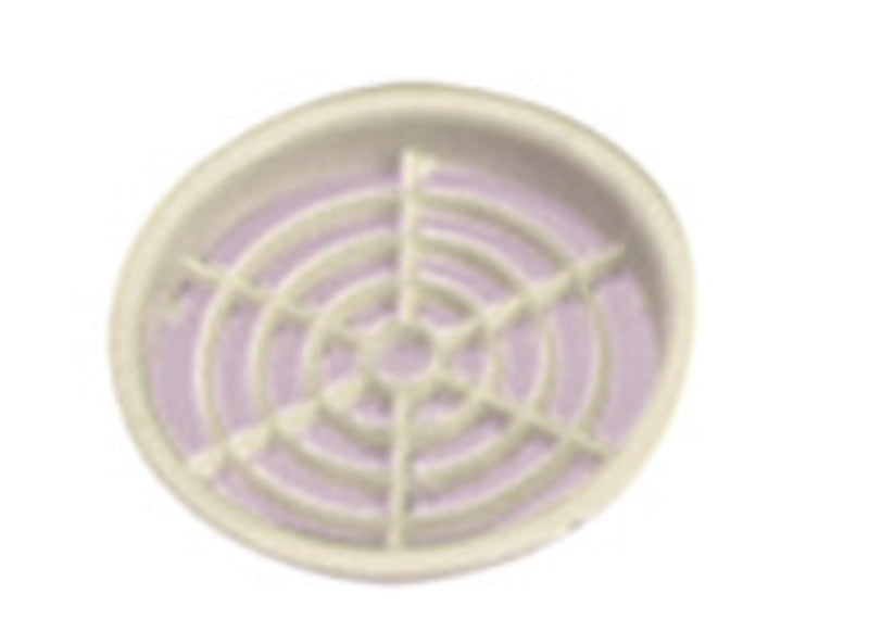 Griglia di ventilazione del mobile 60 mm rotonda (crema) 53016