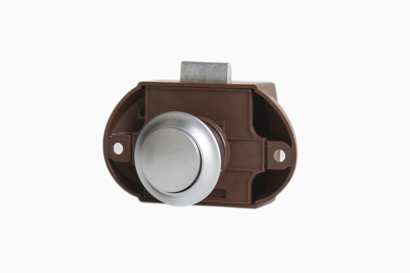Serratura Push Lock - cromo opaco - set completo - 1 pezzo 53269