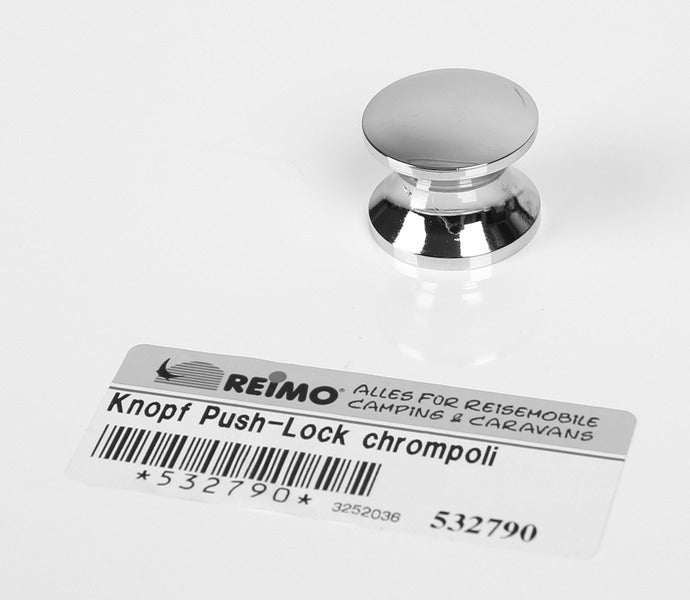Push Lock - pulsante di ricambio cromato lucido 532790