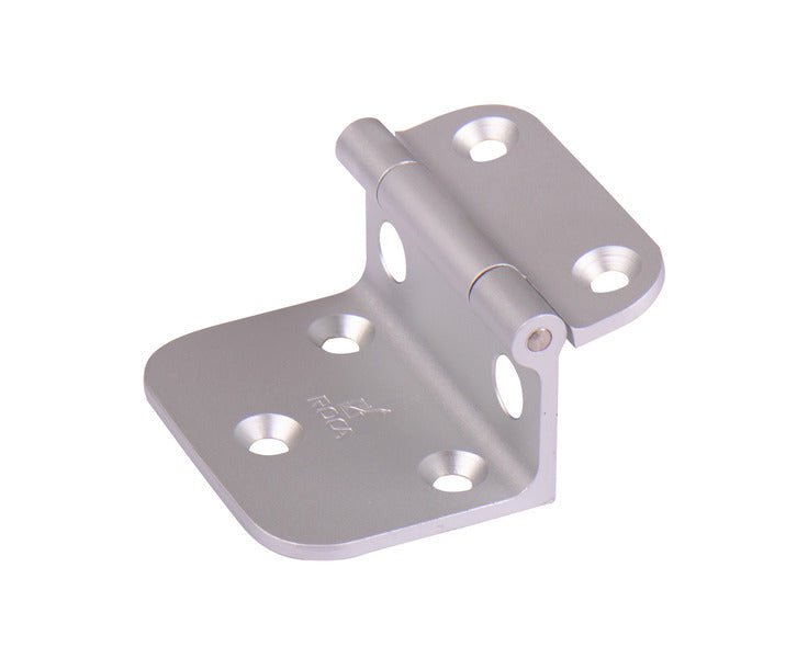 Raccordo angolare per supporto da tavolo, alluminio, anodizzato naturale, 55x45mm 53358