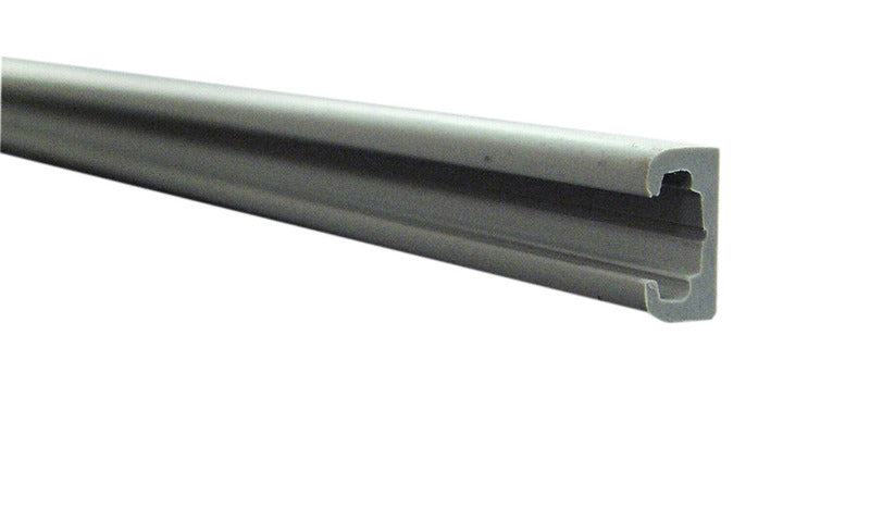 Binario per tende in plastica grigio 2,2m 56130