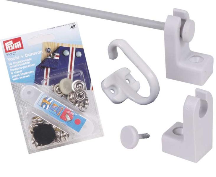 Gardinenbefestig.-Set 12m 56250