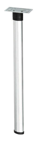 Piede articolato da tavolo 675mm, piano d'appoggio argento 57027
