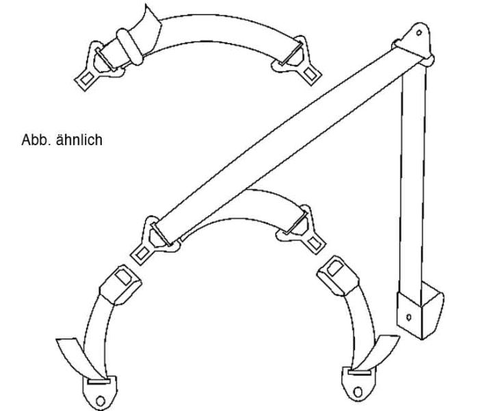 Cinghie speciali automatiche a 3 punti 58149
