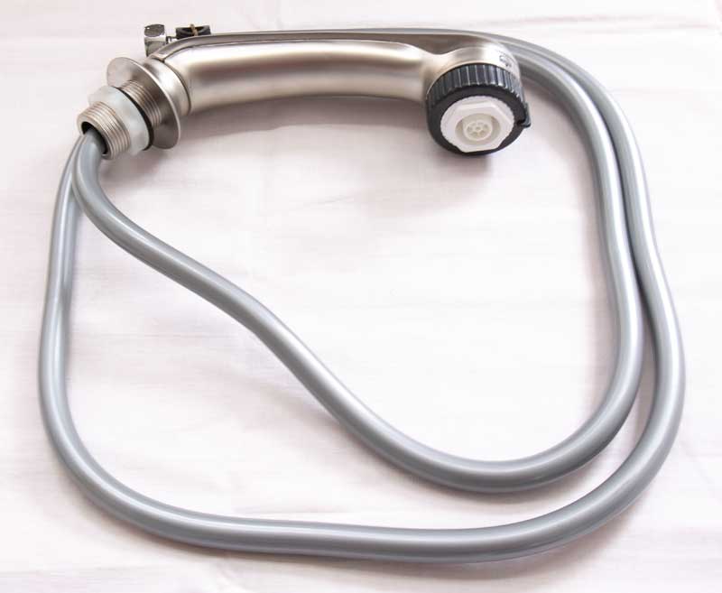 De-Luxe cromato opaco set doccia cromato opaco 631287