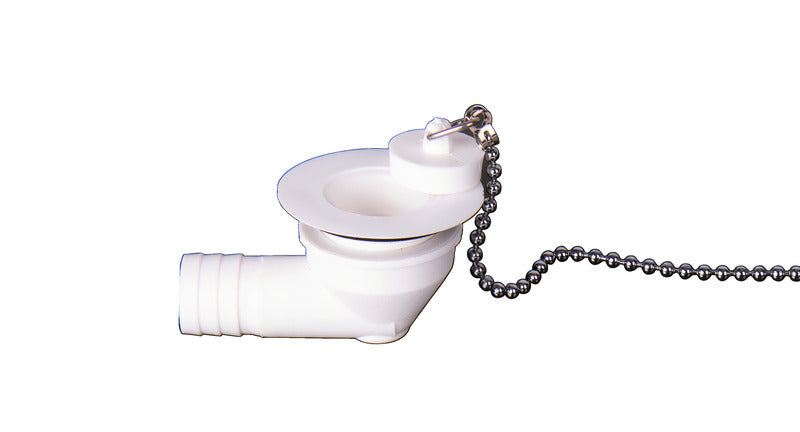 Set di scarico acqua con tubo flessibile a 90° 3/4", apertura di scarico 23 mm, 64301