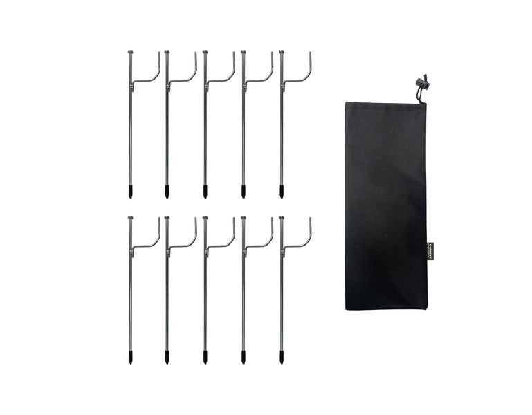 Set di picchetti per la posa del tubo delle acque reflue - set da 10 65354