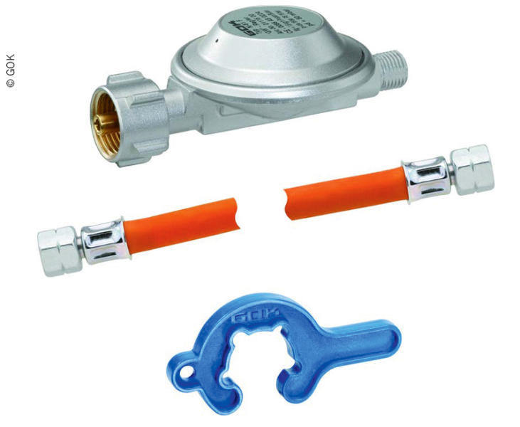 Set di collegamento/conversione GOK per griglie con filettatura AG 1/4 LH 751873