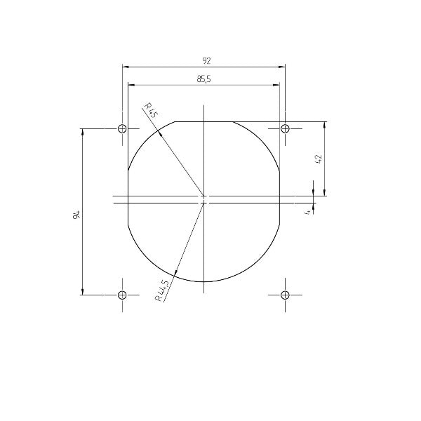 Presa CEE, nera con serratura magnetica 820375L