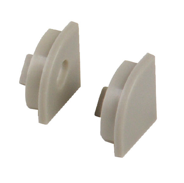 Tappo terminale per profilo angolare LED in alluminio, 2 pezzi 82981