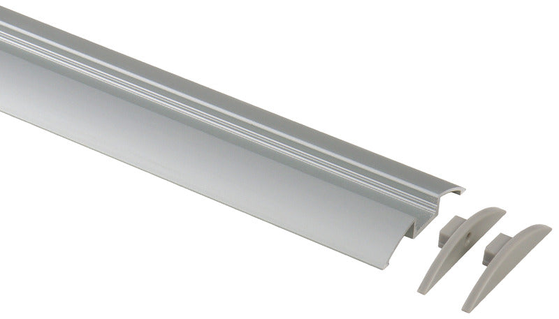 Profilo per strisce LED lunghezza 1,5m, semicircolare 829992