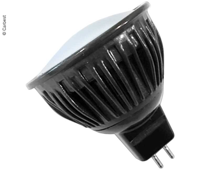 LED specchio freddo 5W, 4 bianco caldo SMD, GU4 830337