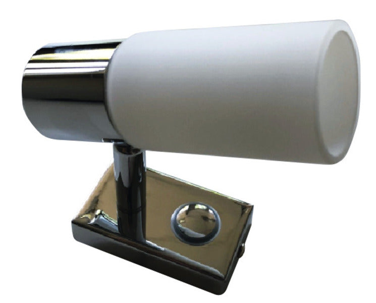 Spot LED con interruttore touch e paralume in bianco 83188