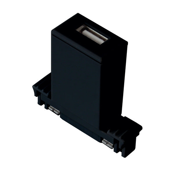 Porta USB per sistema busbar Laccato nero 832788