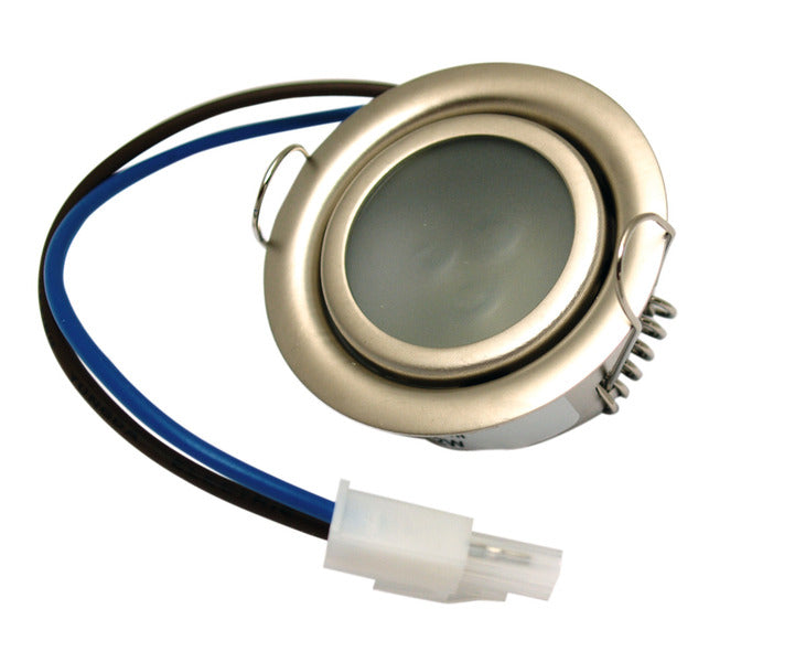 Faretto a LED 12V, Manni, 0,2W, nichel opaco 83379