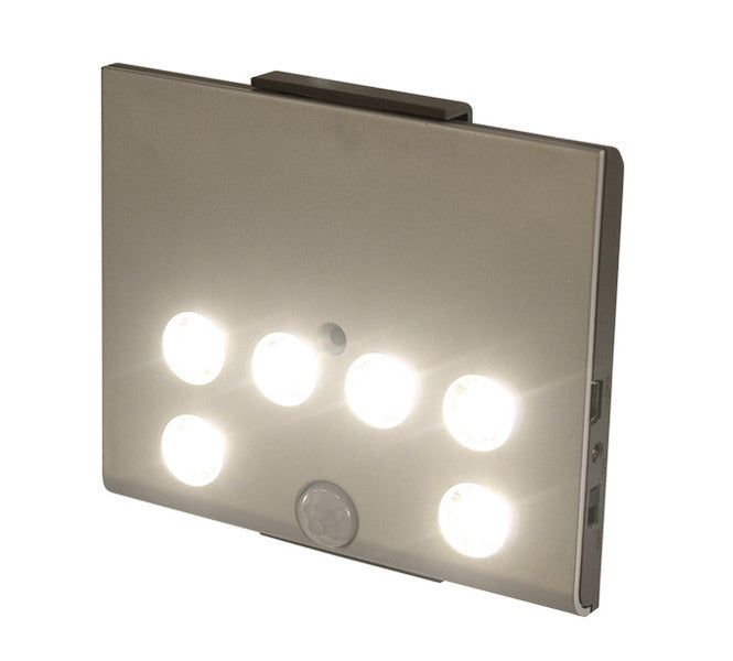 Luce della batteria a LED con sensore 0,5W 6LEDs on/off Interruttore 1400mA batt 83489