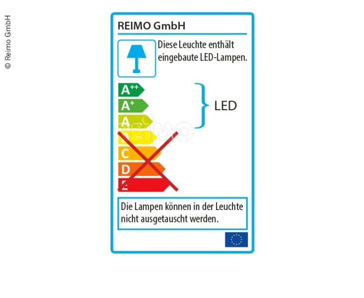 Apparecchio LED 12V 9LEDs, 2Watt bianco, 100 Lumen, 248x64x35mm 83562