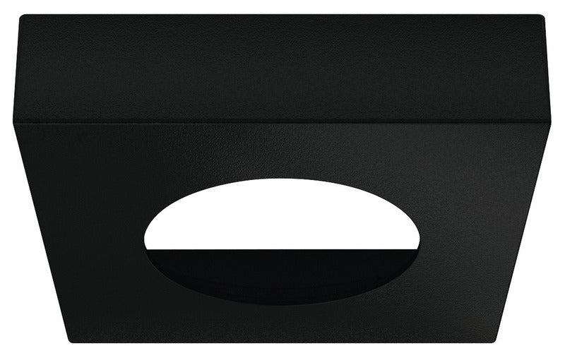 Alloggiamento per sottostruttura quadrato per 83580, nero opaco, 65x65x15,6mm 83584