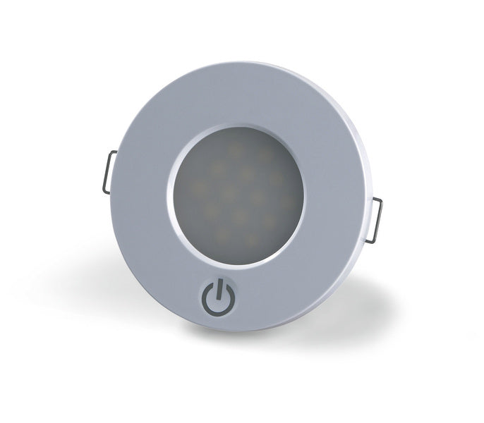 LED 12V singolo spot 14 LED, 0,5W, Ø75mm 83598