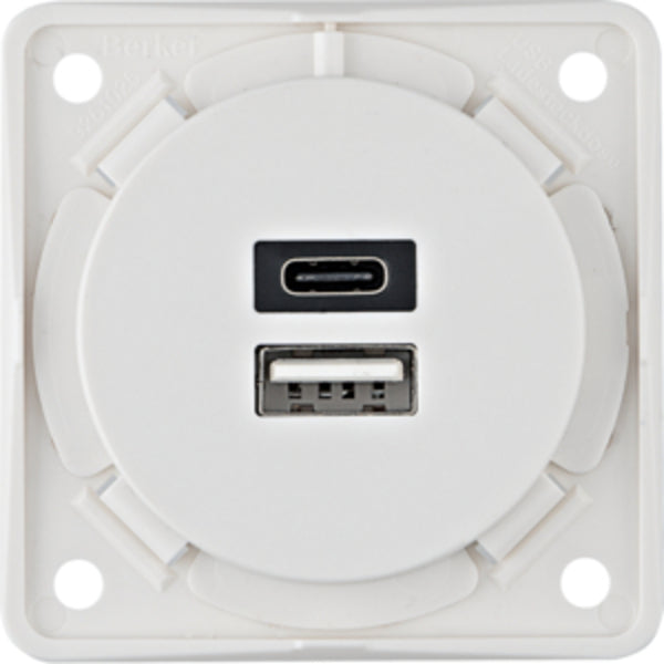 Presa di ricarica USB-A/-C - bianco polare 83615