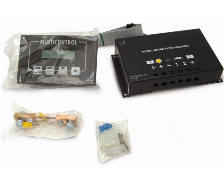 Regolatore solare a controllo multiplo e indicatore della batteria 85066