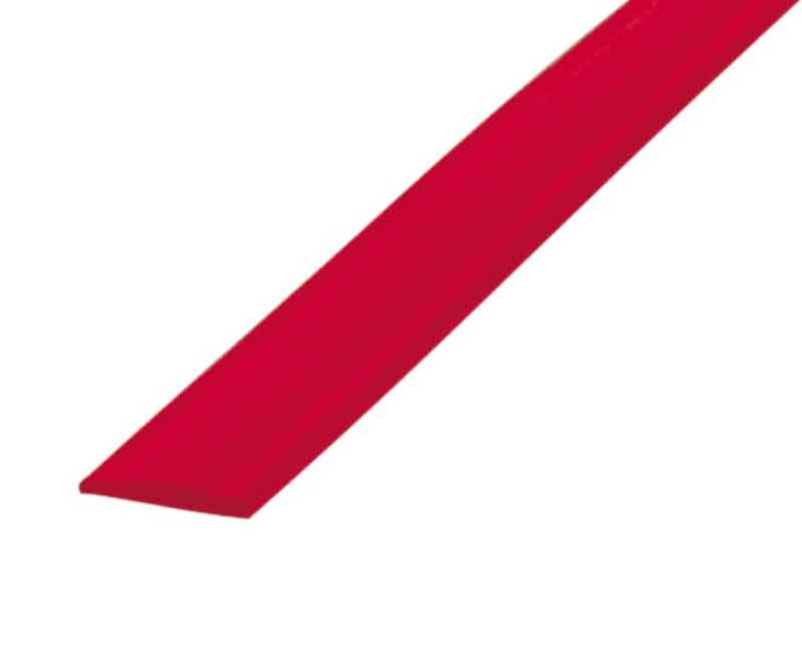 Coprire il profilo di copertura delle tubazioni rotaia rossa 12mm, 200m rotolo 90119