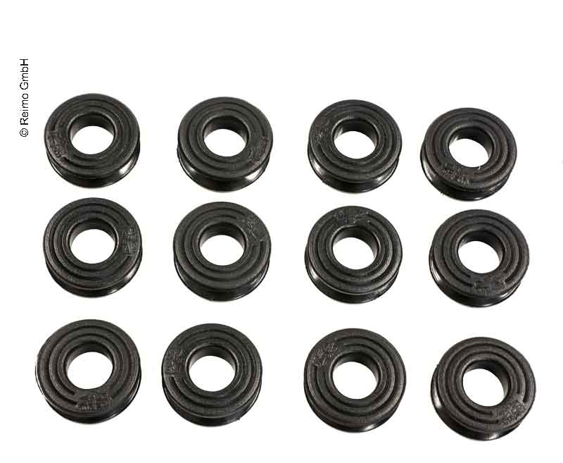 Occhielli in plastica 15 mm, 12 pezzi 90212