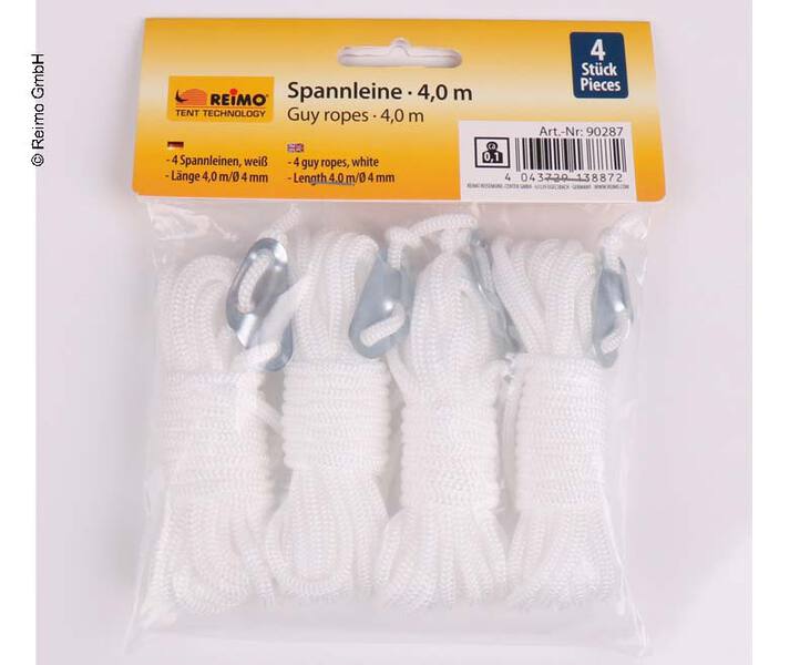 Linea tenda con tenditore a tre fori 4 pezzi 90287