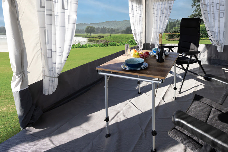 Tappeto per tende da sole Villa Eco in grigio M90402