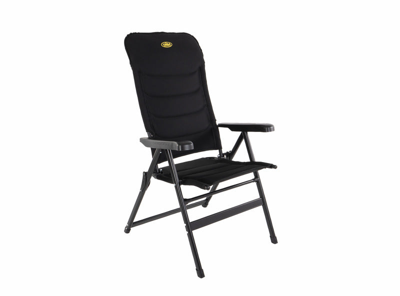 Sedia pieghevole MALAGA BREEZE, imbottita, nero, rete 910098