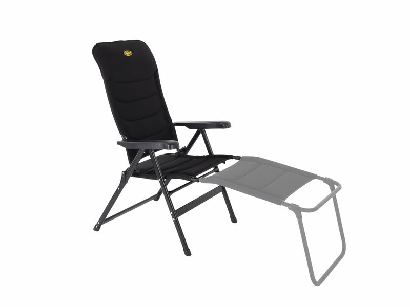 Sedia pieghevole MALAGA BREEZE, imbottita, nero, rete 910098