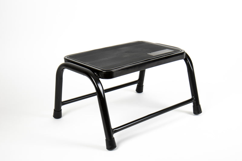 Acciaio a passo singolo, verniciato a polvere nera. Altezza 25 cm, 150 kg di carico 912051