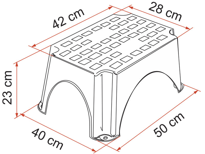 Ingresso in plastica Step Step Step Platinum Platinum Fiamma 912382