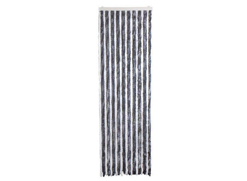Flauschvorh.56x185gra/wei 912642