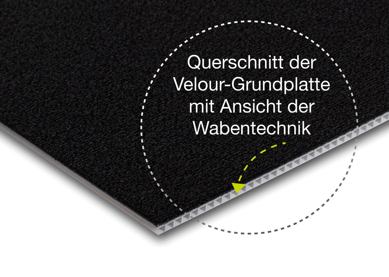 Piastra di base Purvario Velour 30x50cm 915923
