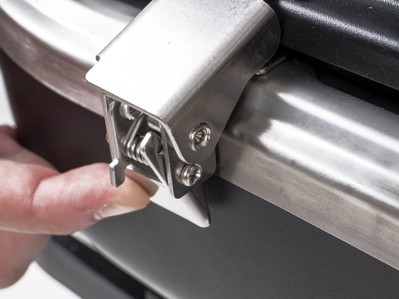 Carrello barbecue a gas a 2 fuochi con pilota di sicurezza - 50 mbar 916884