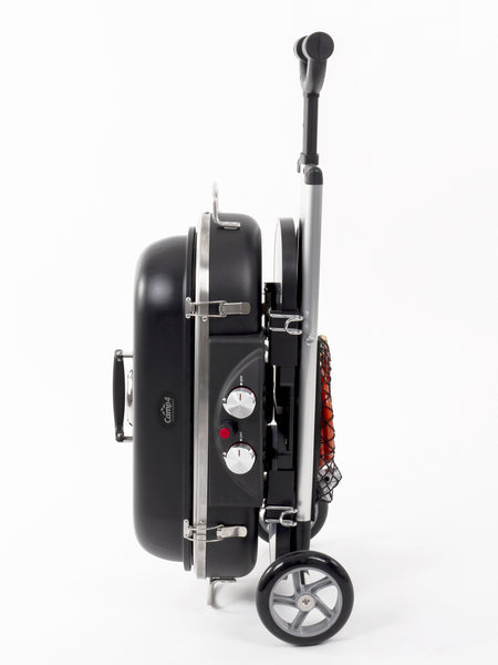 Carrello barbecue a gas a 2 fuochi con pilota di sicurezza - 50 mbar 916884