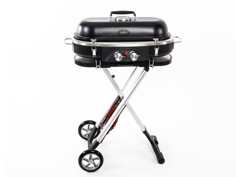 Carrello barbecue a gas a 2 fuochi con pilota di sicurezza - 50 mbar 916884
