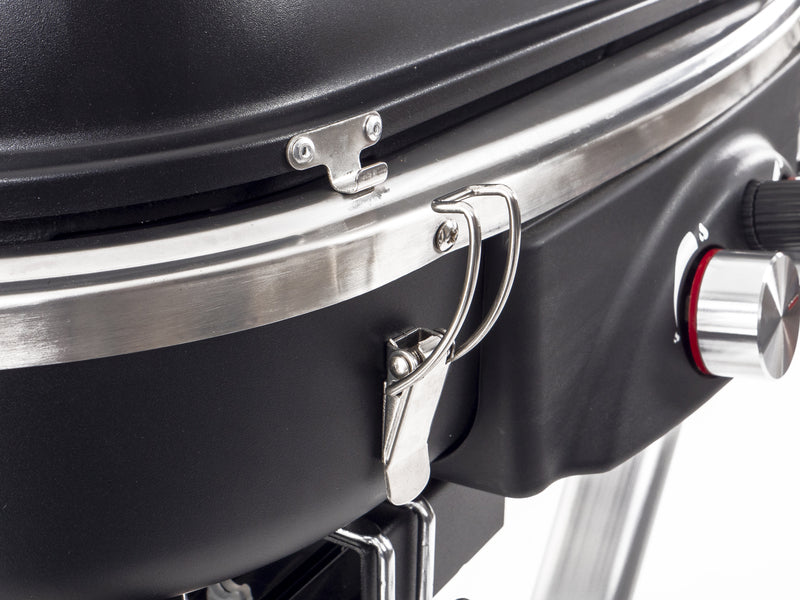 Carrello barbecue a gas a 2 fuochi con pilota di sicurezza - 50 mbar 916884