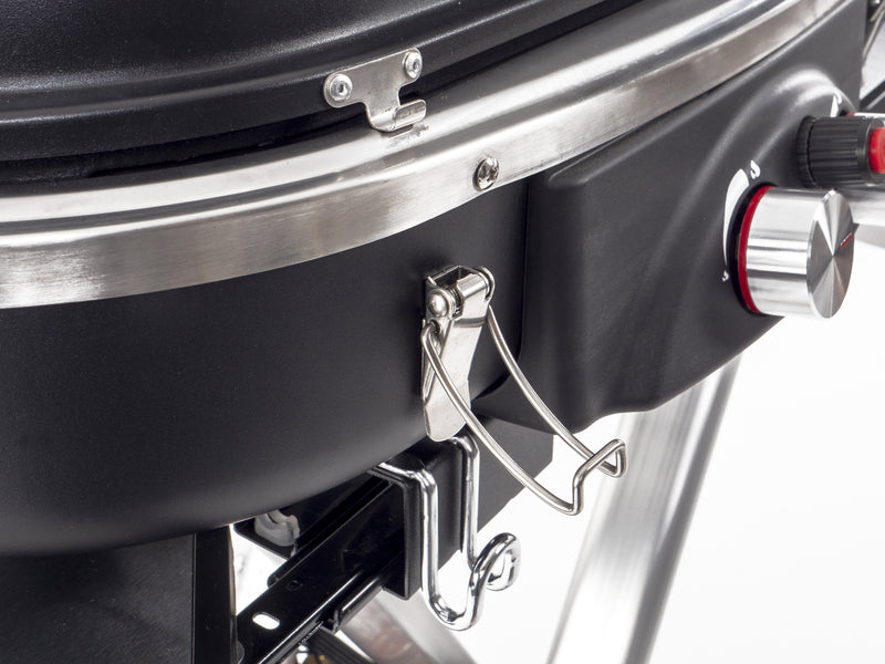 Carrello barbecue a gas a 2 fuochi con pilota di sicurezza - 50 mbar 916884