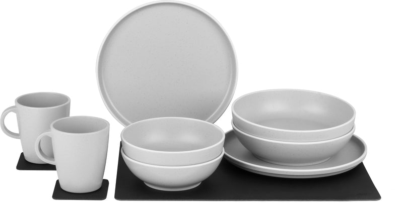 DOLOMIT MAGNETIC WHITE, set di stoviglie per 2 persone 917028