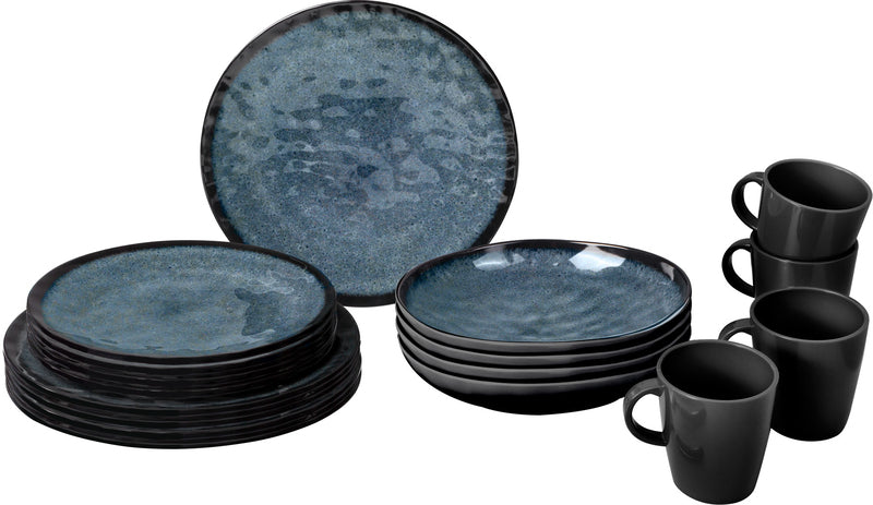 Set di stoviglie in melamina veneziana - 16 pezzi - Per 4 persone 917055