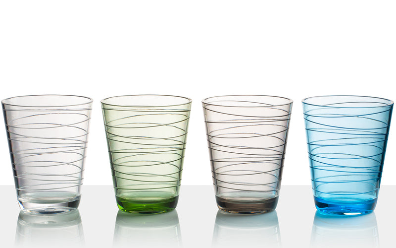 Set di bicchieri Onda - 4 pezzi - 4 colori 917058