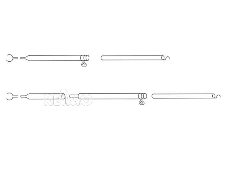 Barra di tensionamento/supporto per tetto 160-200cm, 3 parti 91811
